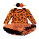 thumbnail image 1 of Conjunto de 2 piezas de vestido de manga larga y diadema para niñas y bebés, trajes de Halloween, 1 of 9