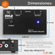 thumbnail image 4 of Preamplificador Phono Tocadiscos Pyle, Preamplificador Estéreo con Entrada/Salida RCA, Bajo Ruido, Alimentado por Adaptador de 12V DC, Ideal para Vinilos y Tocadiscos, PP777, 4 of 6