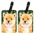 thumbnail image 1 of Carolines Treasures SS8726BT Shiba Inu Luggage Tag - Pair 2- 4 x 2.75 In., 1 of 1