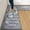 Grey White Knife Kitchen Mat, variant on Anti-Fatigue Kitchen Rug Set of 2 Brown Coffee Latte Cushioned Kitchen Floor Mat, Standing Mat Waterproof Non-Slip Kitchen Mats and Rugs PVC Ergonomic Comfort Foam Rug for Kitchen