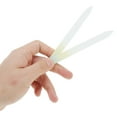 thumbnail image 4 of Unique Bargains Dual-Color Glass Multifunctional Nail File 4 Pcs Blue Gradient Yellow, 4 of 6