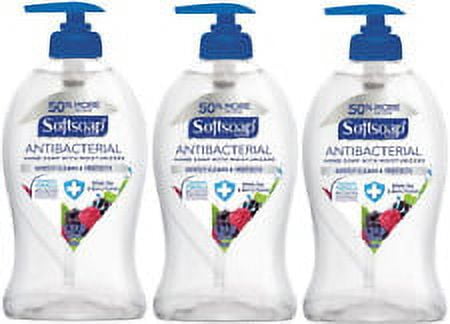 3 Pack Softsoap Liquid Soap Antibacterial White Tea Berry Fusion 11.25oz Each