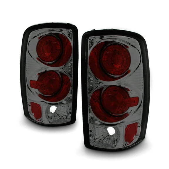 AKKON - For 00-06 Suburban Tahoe Yukon Yukon Denali Yukon Yukon XL Smoked Smoke Tail Lights FOR LIFTGATE MODEL