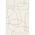 thumbnail image 2 of BoutiqueRugs Deniz Contemporary Area Rug - Off White, Taupe, Nickel - 18" x 18" Sample, 2 of 5