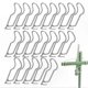 thumbnail image 1 of Garden Plant Clips for Trellis Support, 20-Pack Wire Connectors for Vegetable Cages, Durable and Reusable Fasteners, 1 of 4