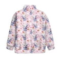 thumbnail image 5 of Uorisanigo Girls Half Zip Sweatshirt Fashion Quarter-Zip Pullover Jacket Oversized Strawberry Elephant Sweatshirts Long Sleeve Workout Shirts Pullover Jackets for Fall Winter Spring, 5 of 7