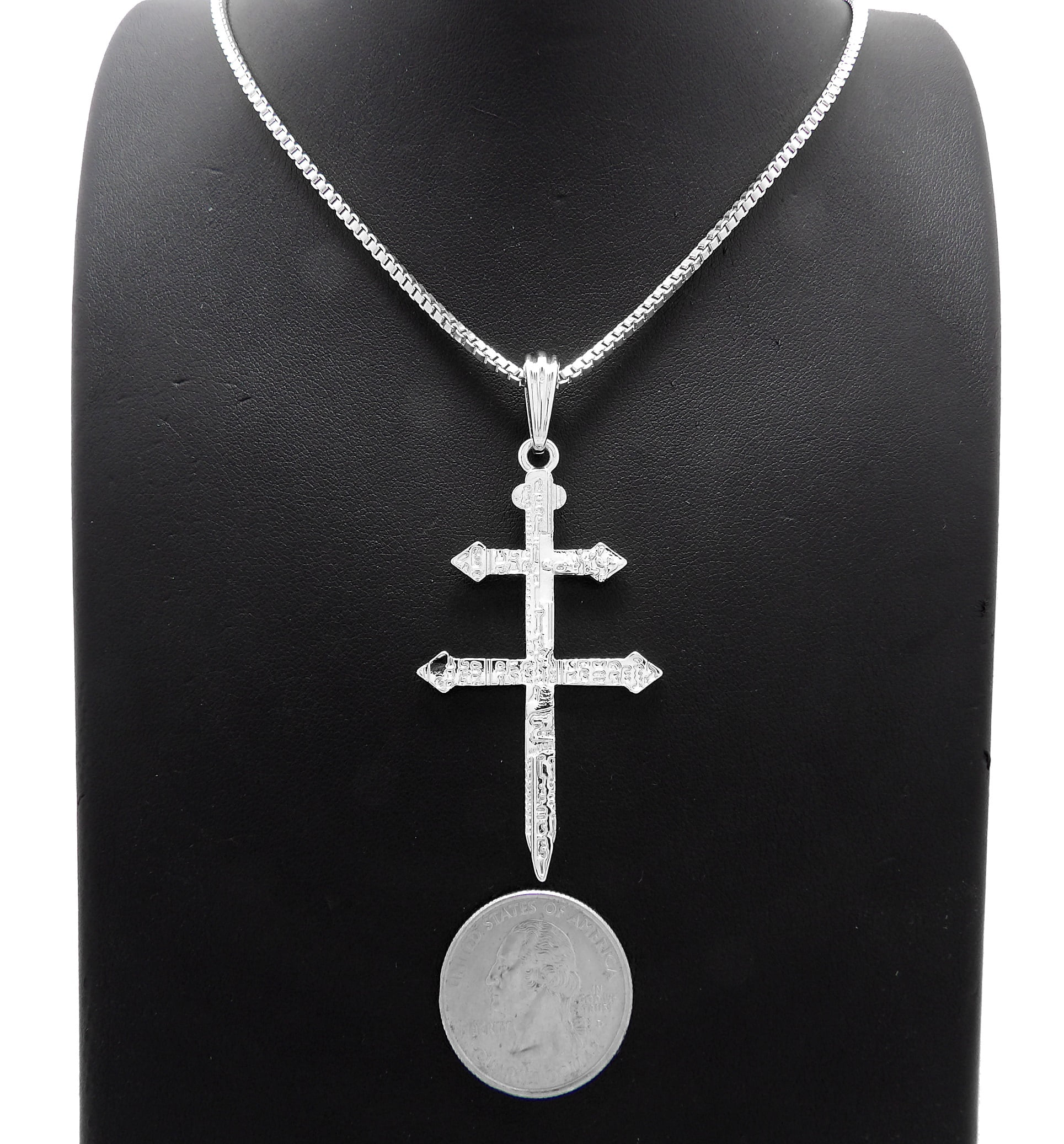 Dsquared2 Cross Double-Chain Necklace | Harrods UK