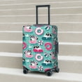 thumbnail image 6 of Fuzoiu Dogs With Swimming Print Suitcase Cover,Washable Luggage Covers for Suitcase,Elastic Luggage Protector Cover,Scratch Resistant Travel Suitcase Covers-Small, 6 of 7