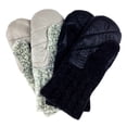 thumbnail image 3 of Dachstein Woolwear 100% Wool Austrian Boiled Mittens with Leather Trim, 3 of 3
