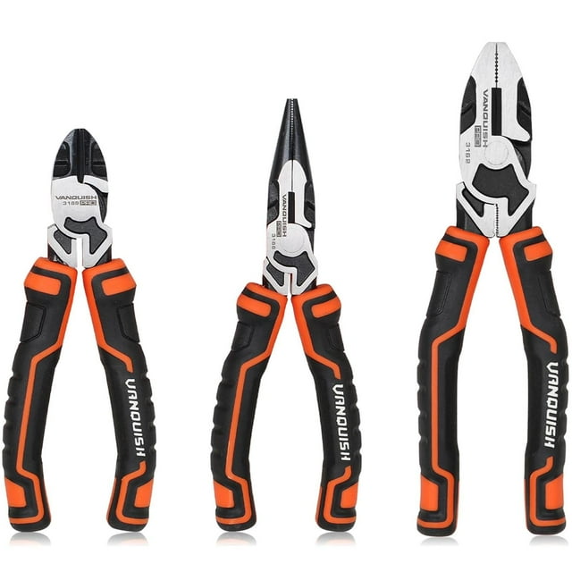 Vanquish 3191 profesional juego de alicates (3 piezas)