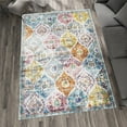 thumbnail image 3 of Dreammotif Modern Colorful Vintage Modern Area Rug for Living Room - 4.6 x 6.5 ft Machine Washable, Thin, Non Slip Backing Carpet, 3 of 8