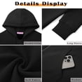 thumbnail image 6 of MOSHU Women Zip Up Hoodies Long Sleeve Cotton Fleece Sweatshirts for Women Casual Hooded Jackets Fall Tops with Pockets, 6 of 10
