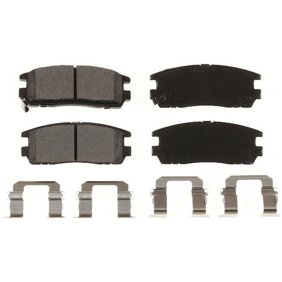 Rear Brake Pad Set - Compatible with 1999 - 2001 Isuzu VehiCROSS Base 2000
