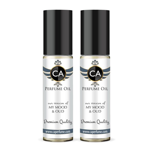 Perfume CA Oud Satin Mood Eau De Parfum, 10 ml, para hombre (x2)