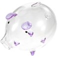 thumbnail image 1 of Decorative Money Box Transparent Coin Storage Box Kids Glass Piggy Bank Desktop Ornament, 1 of 4