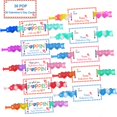 thumbnail image 1 of Regalos de San Valentín AYGXU, 30 unidades, pulseras POP con forma de corazón para niños, 1 of 6