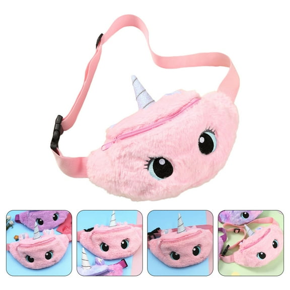 HONMEET fanny pack for teen girls Unicorn Waist Bag Pink 1Pcs