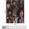 thumbnail image 2 of David Krumholtz Blanket Handsome #1 Throw Blankets Ultra Soft Flannel Lightweight Throws for Couch, Bed, All Seasons Use 50""*60""（130 * 150cm）, Style-1, 2 of 6
