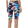 thumbnail image 2 of Xysaqa Shorts for Women, Women's Camouflage Workout Gym Running Shorts Comfy Yoga Leggings for Women High Waist Beach Shorts Plus Size 2X 3X 4X 5X, 2 of 3