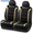 Beige Front Seat, variant on Skechers Leather Mesh Front Car Seat Cover – Premium Comfort with Breathable Mesh Panels, Durable Leather Construction, Universal Fit for Cars, Trucks, and SUVs - Black
