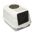 thumbnail image 2 of GROWTH TANK Enclosed Cat Litter Box Kitten Litter box Litter Tray Foldable Large Detachable Gray, 2 of 9