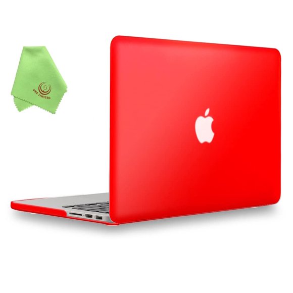 Funda UESWILL para MacBook 13" A1502/A1425 Mate Roja