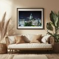 thumbnail image 3 of The Indiana Statehouse 02 - Indianapolis Indiana Photography Black Framed Wall Art Print 16 x 24 inches, 3 of 4
