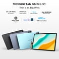 thumbnail image 3 of DOOGEE Tab G6 Pro Tablet 12 Inch, Android 16 Tablets, 90Hz 2.4K 36GB RAM+128GB ROM/TF 2TB, Helio G100 Octa-Core Gaming Tablet, 4G LTE/5G WiFi/9000mAh/Gemini AI/13MP+8MP/OTG/FACE ID/Dual Speakers, 3 of 9