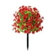 thumbnail image 1 of Flores artificiales rojas con estacas para el suelo, decoración de jardín, 1 of 2