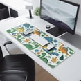 thumbnail image 2 of Long Mouse Pads for Desk,LightColor Dinosaurs Floral Pattern Desk Mats on Top Of Desks, Desk Mouse Pad Extra Large with 3mm Non-Slip Base and Stitched Edge for Gaming,Office,Work,Home 31.5"x11.8", 2 of 6