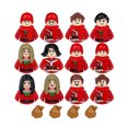 thumbnail image 1 of Juguetes para niños Figuras de la ciudad Policía SWAT Bloques de construcción Marina Pirata Fuerza aérea Azafata Astronauta Estudiante Muñecas de Navidad Ladrillos, 1 of 4