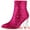 Hot Pink, variant on DARING DIVA Clear Block Heel Glitter Prom Ankle Booties Purple 9.5