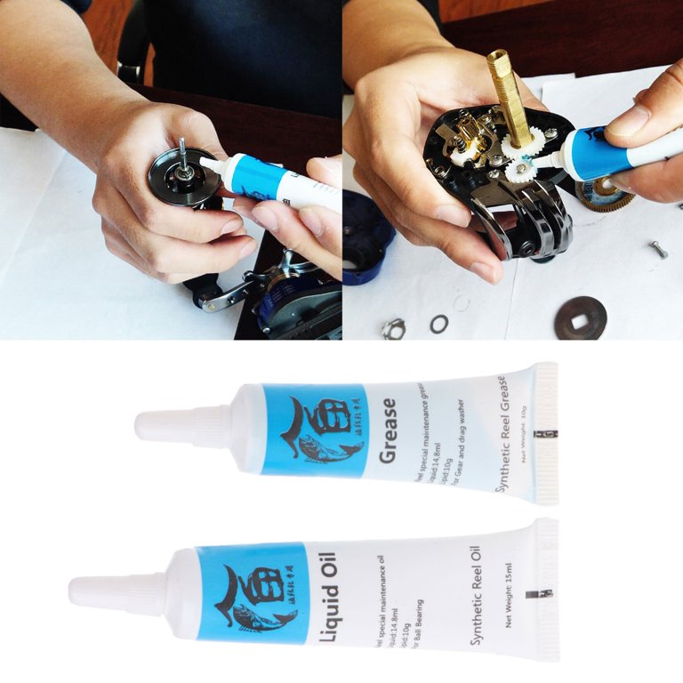BOOMTB Fishing Reel Grease, Reel Maintenance Kit Lubricant Oil Grease