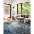 thumbnail image 3 of Loloi II Samra SAM-06 Charcoal / Sky Abstract Area Rug 7'-10" x 10', 3 of 6