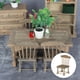 thumbnail image 4 of Wooden 1:12 Dining Table and Chair Set Toys Accessory Macarena casa de muñecas en miniatura, 4 of 8