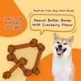 thumbnail image 4 of Jungle Calling Rawhide Free 6.5'' Peanut Butter Bones Dog Treats,Dog Chews for Dogs,4 Count, 4 of 10
