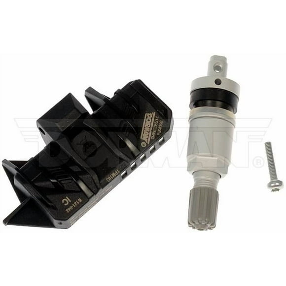 Dorman Tire Pressure Monitoring System - TPMS Sensor 974-304 OE Solutions; OE Replacement; Programmable; 315 To 433 Megahertz Frequency; Silver; Plastic; Clamp-In; Single