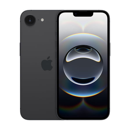 Restored Apple iPhone 16e A3212 Tracfone Only 128GB Black (Refurbished)