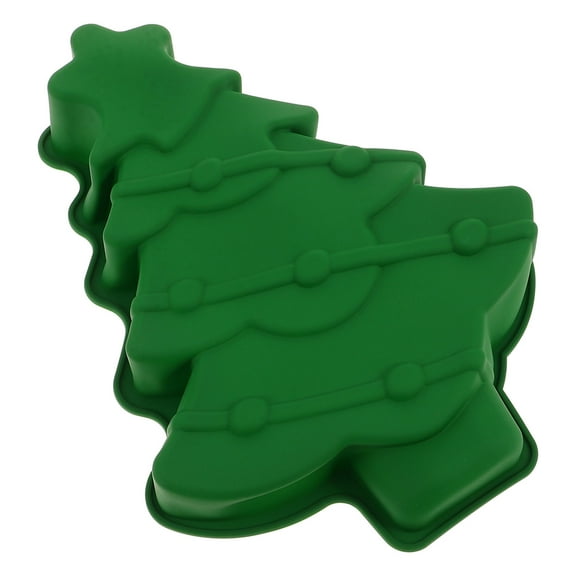 IMIKEYA christmas tree silicone cake pan Christmas Tree Cake Mold Green 1Set Easy to Use and Clean Accessory