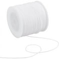 thumbnail image 1 of 109 yardas de hilo de nailon para manualidades, cordón de nailon blanco de 0,8 mm, cordón de satén, cordón de cola de rata, hilo de nailon, nudo chino, pulseras de la amistad, hilo de nailon, 1 of 5