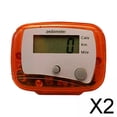 thumbnail image 1 of 2x Podómetro para caminar Contadores de pasos portátiles con clip Simple Walk Motion para 2 piezas, 1 of 8