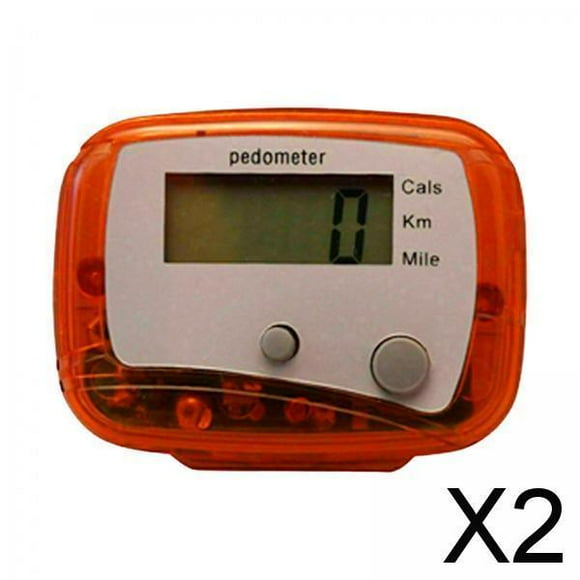 Podómetro 5x DYNWAVEMX portátil con pantalla Digital contadores de pasos para actividades al aire libre 2 piezas