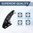 thumbnail image 3 of Uxcell 10mm Ball Stud Mounting Bracket, 2pcs Arc-shaped Gas Spring Struts Lift Support Brackets with 4pcs Nuts and 4pcs Ball Studs for Skylight Tool Box Engine Cover Lid, Black, 3 of 6