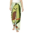 thumbnail image 2 of Goofa Avocado1 Printed Soft Pajama Pants for Women, Wide Leg Comfy Casual Lounge Yoga Pants-, 2 of 9