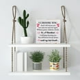 thumbnail image 4 of Zomyto 5"x5" Valentines Decor Valentines Day Decorations Romantic I Choose You Quote Wooden Sign, 4 of 6