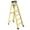 6 step, variant on 4 /6 Step Fiberglass Reinforced Single-Sided Step Ladder Lightweight Non-Conductive Access Ladder Foldable ANSI Compliant Safety Ladder for Indoor Outdoor Home and Commercial Use Yellow