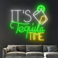 thumbnail image 4 of Handmadetneonsign It's Tequila Time Neon Sign, Tequila Neon Light, Tequila Led Light, Wine Bar Sign, 4 of 5