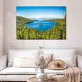 thumbnail image 2 of Elephant Stock Scenic View Of Emerald Bay Wall Art - Horizontal Canvas Wall Art - Living Room Wall Decor - Nature Canvas - Beige And Green Decor - 48" x 32", 2 of 8
