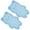 Blue bear, variant on 2pcs/set Pet Placemat Cats Dogs Feeding Mat with Raised Edges Silicone Placemat
