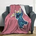 thumbnail image 7 of Stitch Throw Blanket Cute Flannel for Boys Girls Men Women, 7 of 7